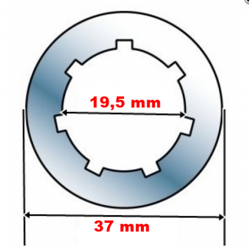 Ринг-пръстен към водещо колело за вергига 325-8