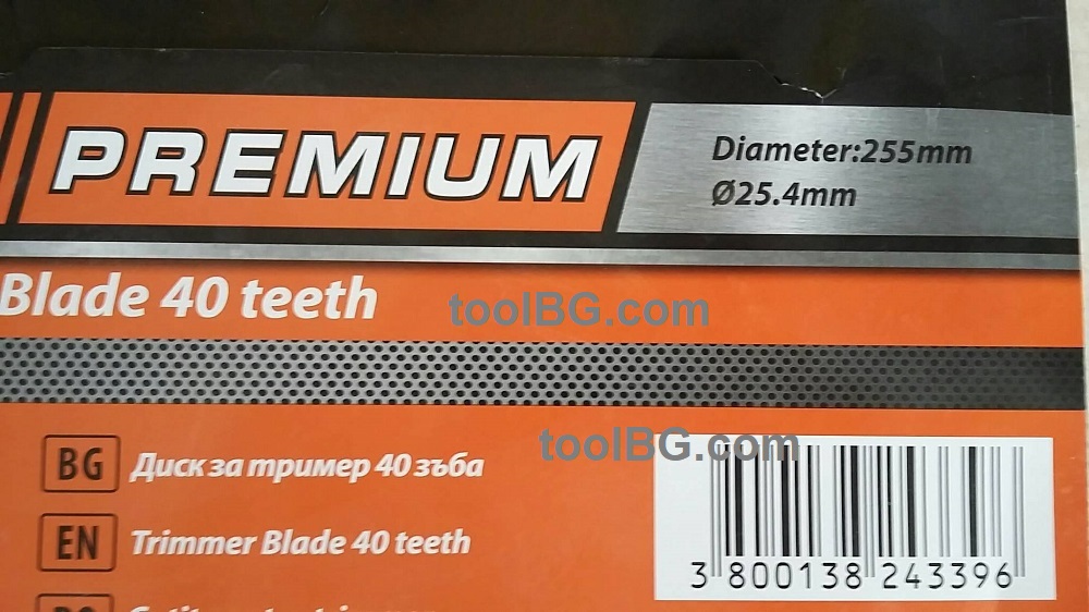 Диск за тример PREMIUM 40 зъба